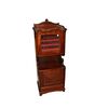 Small English mahogany Victorian style display cabinet from the second half of the 1800s.