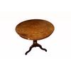 Circular Sorrento table with 19th-century Italian marquetry inlay in walnut wood