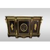 Antique French Boulle style servant from the 1800s with rich bronze and semi-precious stone applications