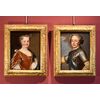 Louis XV, King of France, with Queen Consort Maria Leszczynska, Pierre Gobert (Fontainebleau 1662 - Paris 1744) Workshop of