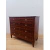 Louis XVI directoire inlaid chest of drawers in walnut and maple - chest of drawers - late 18th century / 1700s