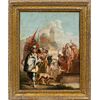 Venetian painter (18th century) - Christ Led to Judgment (preparatory sketch).