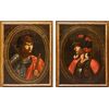 17th century, Genoese School, Portraits of Roman emperors: Vespasian and Domitian