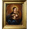 "Virgin of the Milk" Oil on copper
