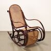 Late 19th Century Austrian Beech Rocking Chair