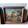 COPPIA NATURE MORTE FIORI E FRUTTA