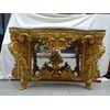 Importante consolle in gesso e legno dorato Piemonte primi 1800 Torino