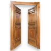 PTS356 - N. 3 walnut doors, carved panels, two with same frame + one with different frame, 17th century, different sizes