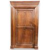 PTS358 - N. 4 Carlo X doors in walnut and burr wood, with frame, 19th century, clear size cm W 92 x H 202