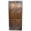 PTCI472 - Baroque walnut entrance door, 18th century, dimensions cm W 104 x H 230