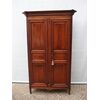 SMALL TWO-DOOR WALNUT WARDROBE LOUIS XVI STYLE FRANCE cm 106x45xH204