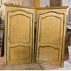 pte123 - coppia di porte laccate con telaio, XVIII/XIX secolo, misura cm l 121 x h 241, luce cm l 101 x h 218
