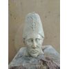 Carrara marble head     