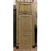 ptl536 - porta laccata con dipinti, completa di telaio, cm l 109 x h 280  