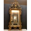 specc285 - specchiera dorata con cimasa scolpita, XX secolo, misura cm l 67 x h 154
