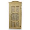 PTL464 - Porta laccata con pannelli dipinti, epoca '700, misure luce cm L 94 x H 222