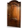 PTI291 - N. 2 porte barocche in pioppo, con telaio, epoca '600, luce cm L 115 x H 268