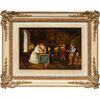 Pittore italiano (datato 1853) - Scena di interno storica.