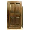 pti686 - porta in noce con pannelli losangati, epoca '700, provenienza Piemonte, misura cm l 87 x h 194