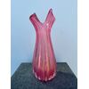 Vaso in vetro sommerso con inclusioni foglia oro.Barovier &Toso.Murano