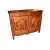 Credenza 2 porte francese in legno di noce stile Provenzale con motivo di intaglio XIX secolo