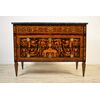 Neoclassical chest of drawers, finely inlaid, Genoa, late 18th century