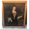 GRANDE RITRATTO DI DAMA CON VENTAGLIO E GIOIELLI