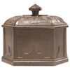 Antique cast iron tobacco box. - O/1988