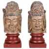 Pair of polychrome wooden sculptures - O/5544 - O/7728