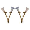Pair of Italian bronze sconces - O/7078