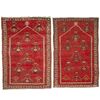 Pair of antique Turkish KIRSHEIR prayer rugs - no. 460-461