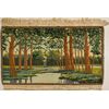 Rare small Persian KASHAN carpet with a "landscape" subject - without reserve.