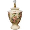 Ceramic lamp with hand-painted roses - O/2626