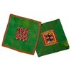 Pair of cushions with IKAT fragment inserts - B/1430-3 and 6