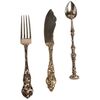 Antique silver serving cutlery - A/2733