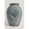 Gray Déco glass vase - O/4794