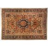Large antique Heriz SERAPI carpet - (.853)