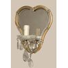 Pair of Murano sconces with mirror - O/7076
