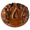 Carved wooden pipe holder - O/6328 -