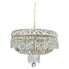 1970s Italian crystal ceiling light - O/8286