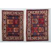 Pair of AFSHAR bedside rugs, Shah Pahlavi period - nr. 594-595.