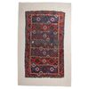 Fragment of an antique KURDESTAN carpet applied on canvas - n. 713 -
