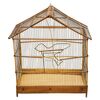Antique wooden birdcage - O/7346