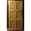 ptl541 - porta laccata con pannelli scolpiti, epoca '800, provenienza Genova, misura cm l 96 x h 200 x sp. 3