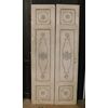 pts739 - n. 3 porte doppie laccate, epoca '800, misura cm l 100 x h 215 x sp. 3