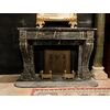 chm680 - fireplace in black Portoro marble (La Spezia), 19th century, measuring cm l 145 xh 100 x d. 41     