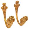 Pair of antique gilded bronze curtain tiebacks - O/4740-5