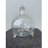 Lightweight blown glass apothecary bottle with open and raised bottom.Modena or Venezia.     