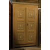  stip221 - stipo a muro laccato a due ante, epoca '800, mis. cm l 150 x h 257  