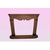 Early 1900s French fireplace in pink marble